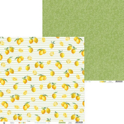 Scrapbooking paper 30,5 x 30,5 cm - Piątek Trzynastego - Fresh Lemonade 06