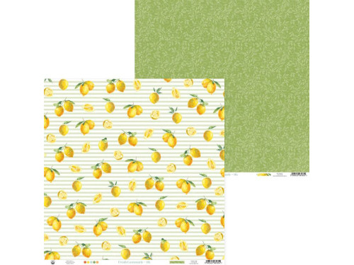 Papier do scrapbookingu 30,5 x 30,5 cm - Piątek Trzynastego - Fresh Lemonade 06
