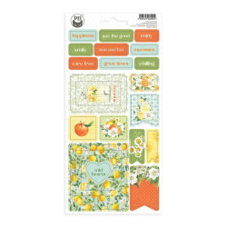 Set of cardboard stickers 10,5 x 22 cm - Piątek Trzynastego - Fresh Lemonade 01