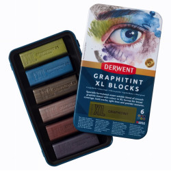 Set of Graphitint XL Blocks paint - Derwent - 6 pcs.
