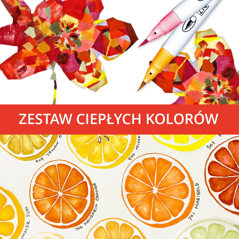 Zestaw pisaków pędzelkowych Zig Clean Color Real Brush - Kuretake - 30 kolorów