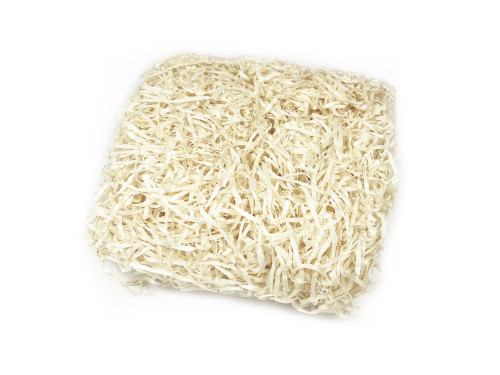 Wypełnienie do prezentów, wełna drzewna - kremowa, 100 g