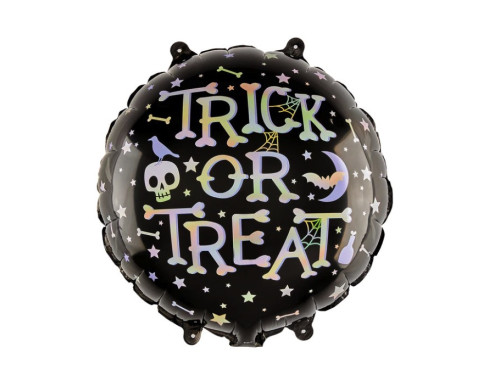 Trick or Treat Halloween foil balloon - 45 cm