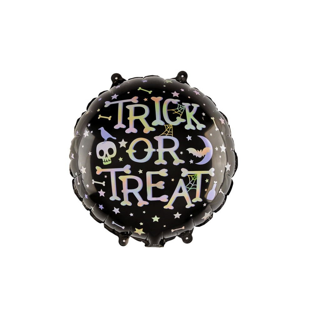 Balon foliowy na Halloween Trick or Treat - 45 cm
