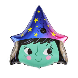 Little Witch foil balloon - 73 x 84 cm