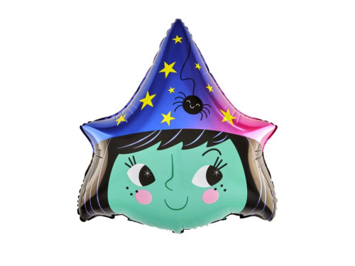 Little Witch foil balloon - 73 x 84 cm