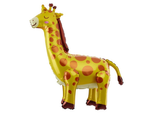 Giraffe foil standing balloon - 69 x 71 cm