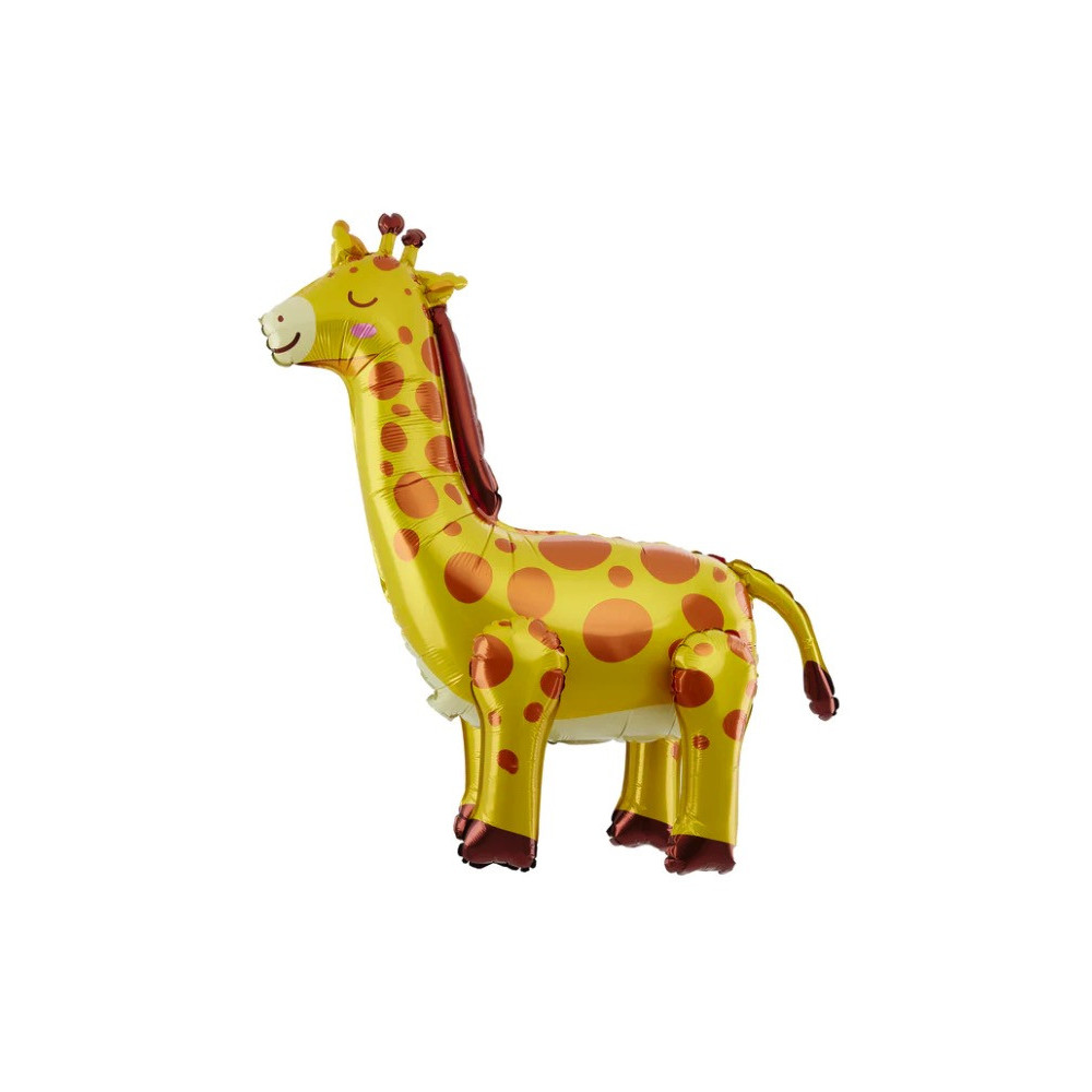 Giraffe foil standing balloon - 69 x 71 cm