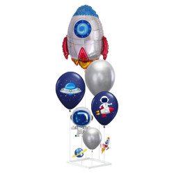 Balony Kosmos na stojaku DIY - 90 cm