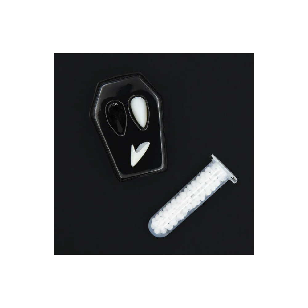 Halloween vampire fangs - 15 mm, 2 pcs.