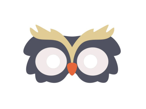 Costume party mask - Owl