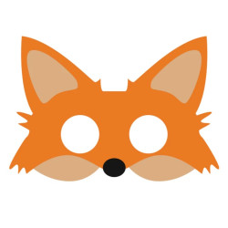 Costume party mask - Fox