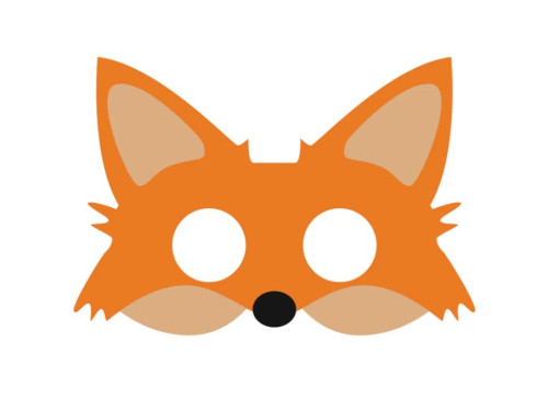 Costume party mask - Fox
