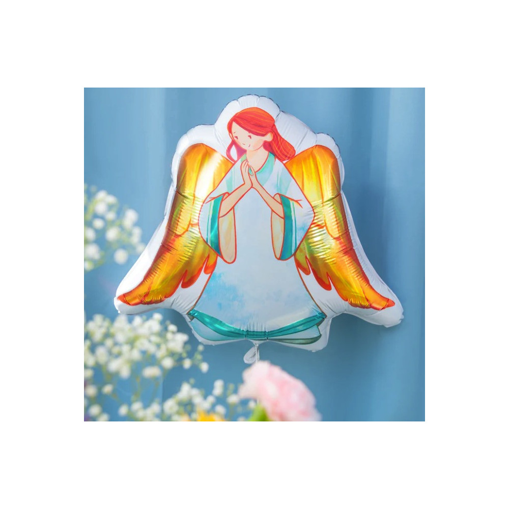 Angel Girl foil balloon for Baptism - 70 cm