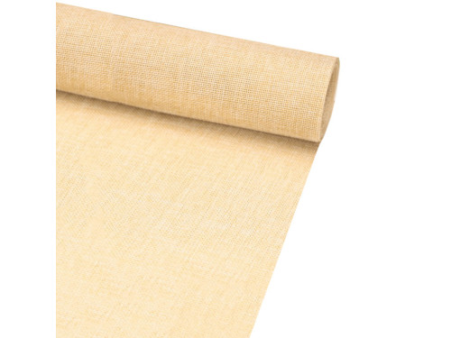 Decorative fabric, table runner - sand, 48 cm x 4,5 m