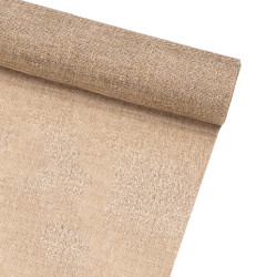 Decorative fabric, table runner - natural, 48 cm x 4,5 m