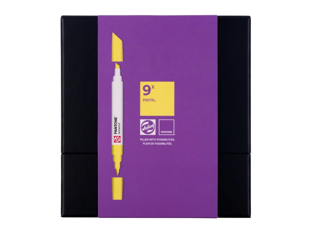 Set of Pantone pigment markers - Talens - Pastel, 9 pcs.