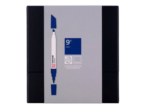 Set of Pantone pigment markers - Talens - City, 9 pcs.