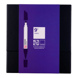 Set of Pantone pigment markers - Talens - Purple, 9 pcs.
