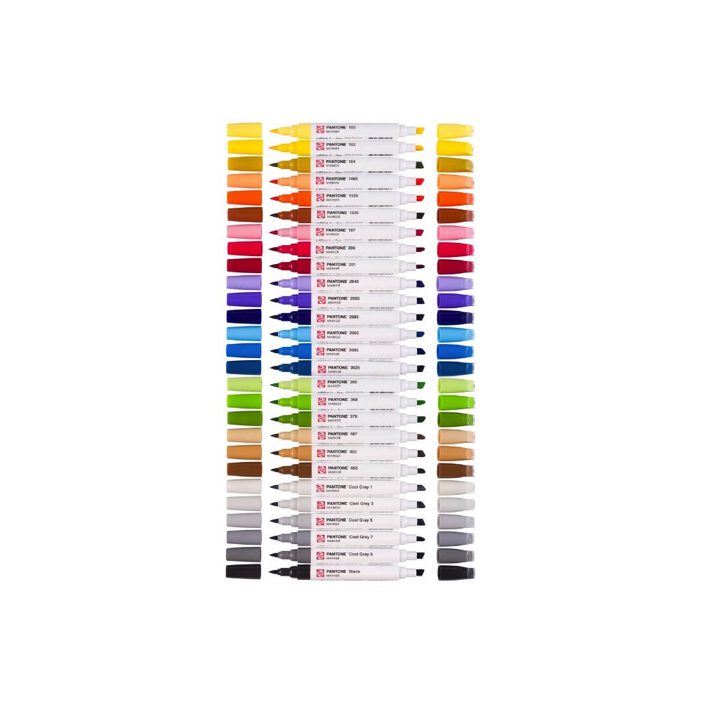 Zestaw markerów pigmentowych Pantone - Talens - General, 27 kolorów