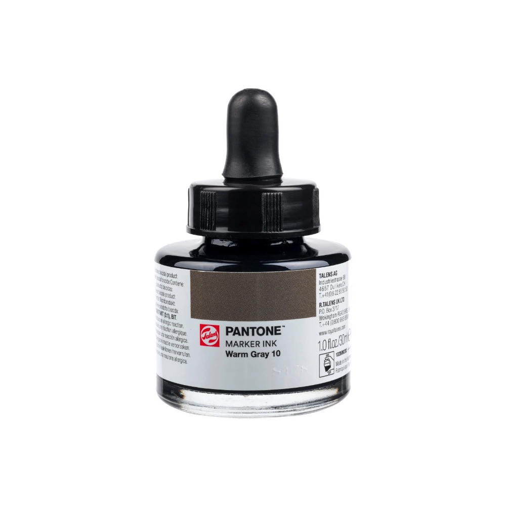 Pantone marker pigment ink - Talens - Warm Gray 10, 30 ml