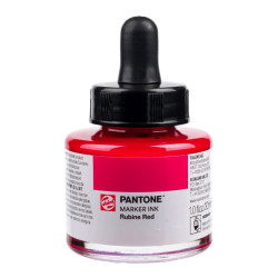 Tusz pigmentowy Pantone - Talens - Rubine Red, 30 ml