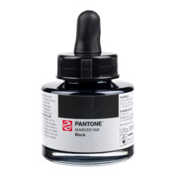 Pantone marker pigment ink - Talens - Black, 30 ml