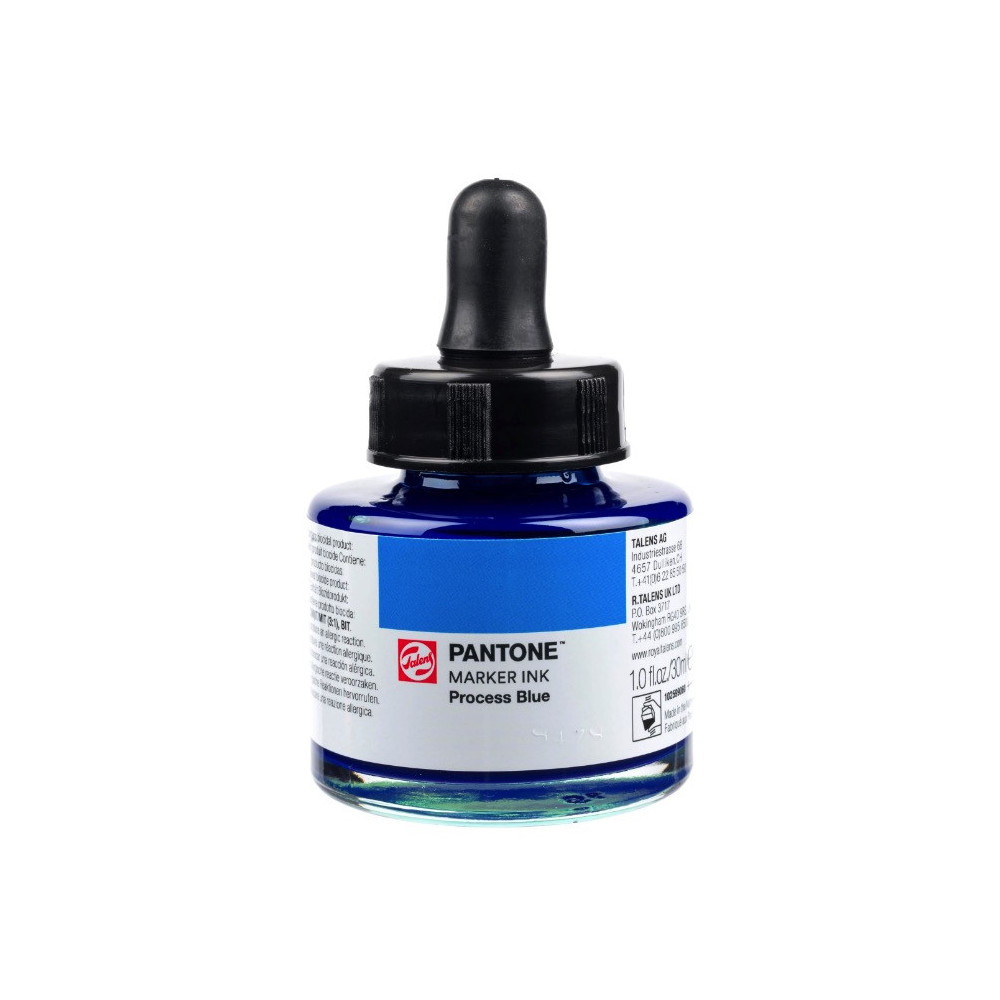 Pantone marker pigment ink - Talens - Process Blue, 30 ml