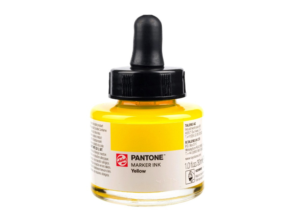Tusz pigmentowy Pantone - Talens - Yellow, 30 ml