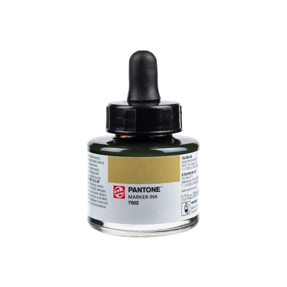 Pantone marker pigment ink - Talens - 7502, 30 ml