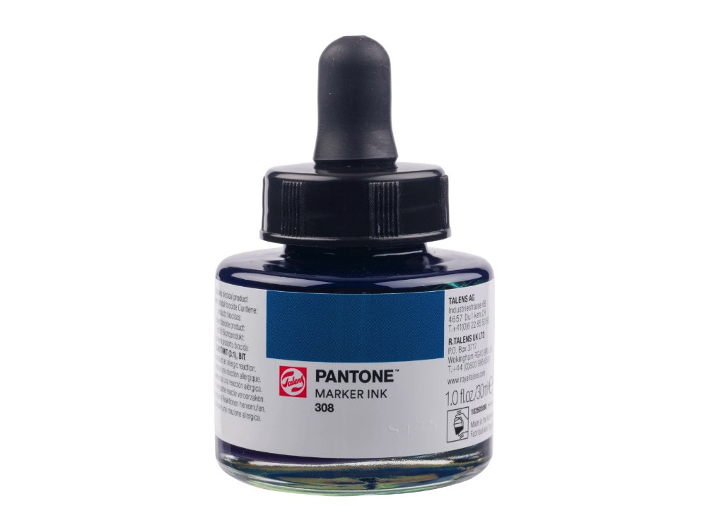 Pantone marker pigment ink - Talens - 308, 30 ml