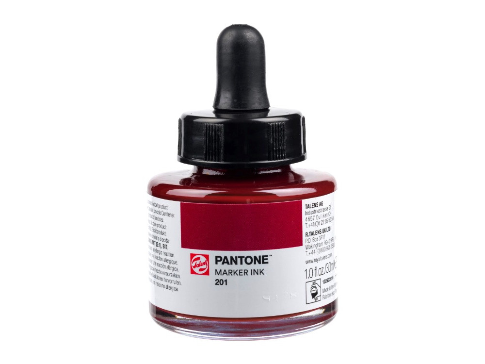 Pantone marker pigment ink - Talens - 201, 30 ml