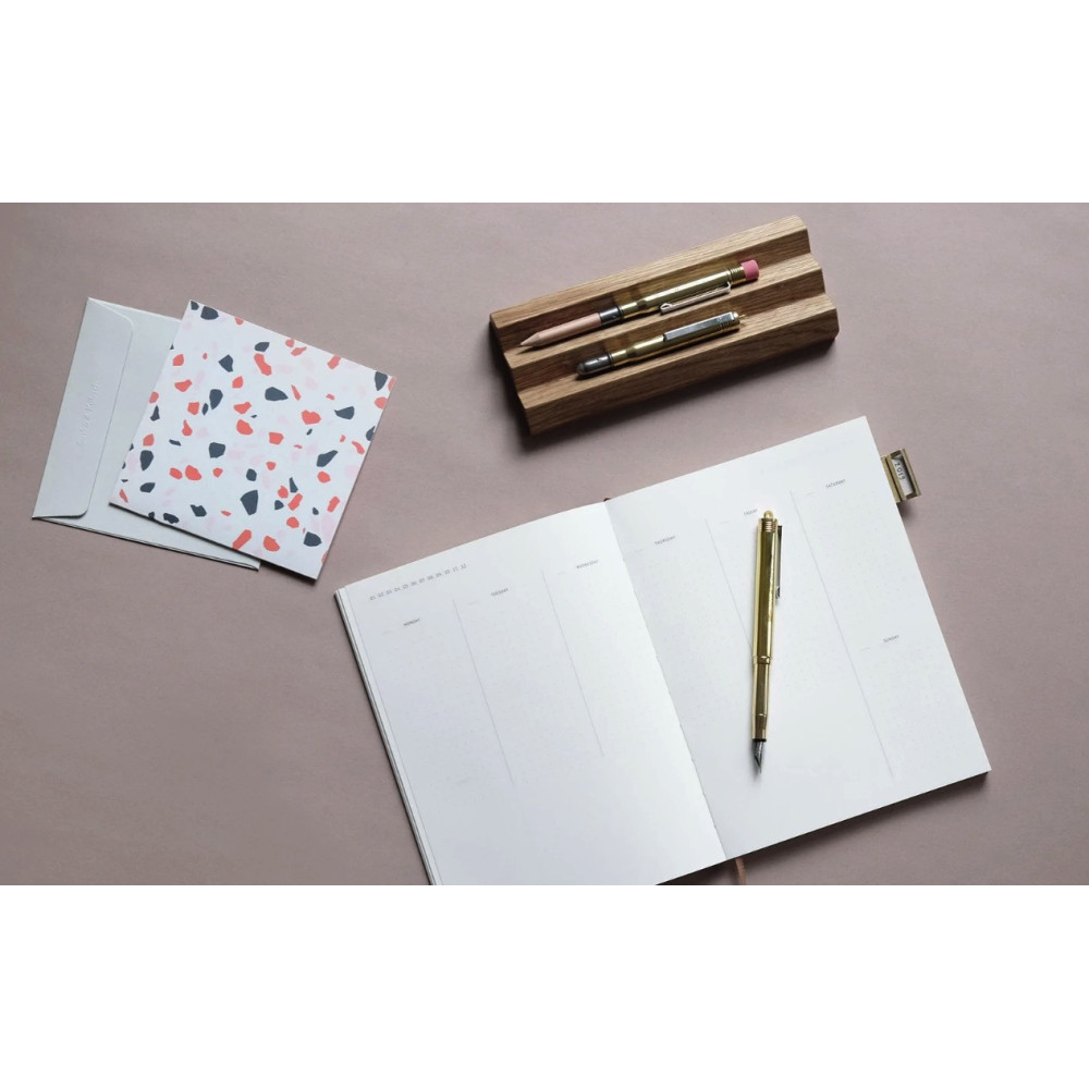 Classic undated planner - Papierniczeni - Lilac, hard cover