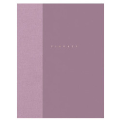Planner niedatowany Klasyk - Papierniczeni - Lilac, twarda okładka