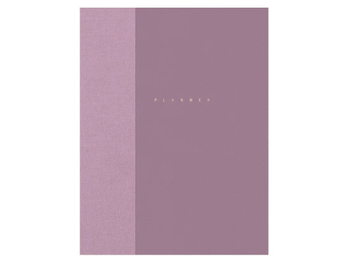 Classic undated planner - Papierniczeni - Lilac, hard cover