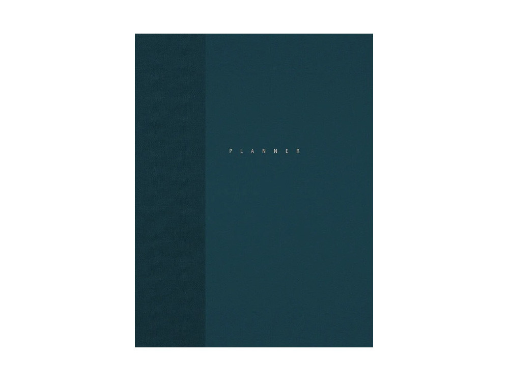 Planner niedatowany Klasyk - Papierniczeni - Ocean, twarda okładka
