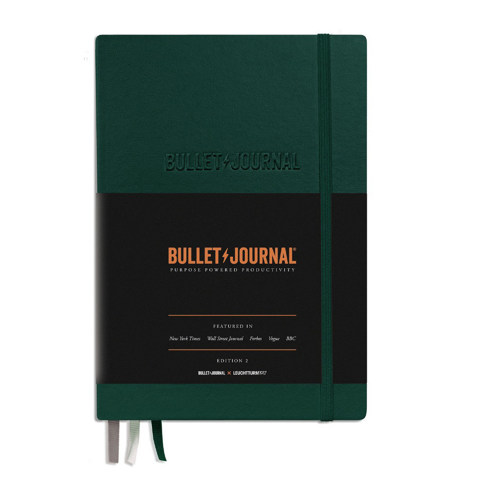 Bullet Journal Notebook A5 - Leuchtturm1917 - Green, dotted, 120 g/m2