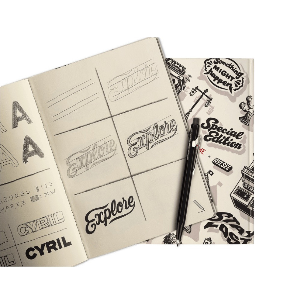 Sketchbook Rylsee A5 - Caran d'Ache - ivory white