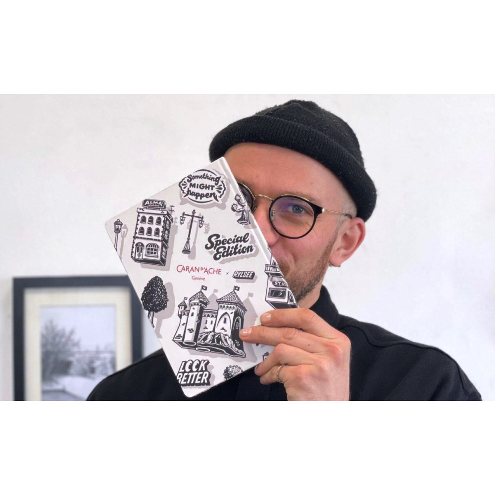 Sketchbook Rylsee A5 - Caran d'Ache - ivory white