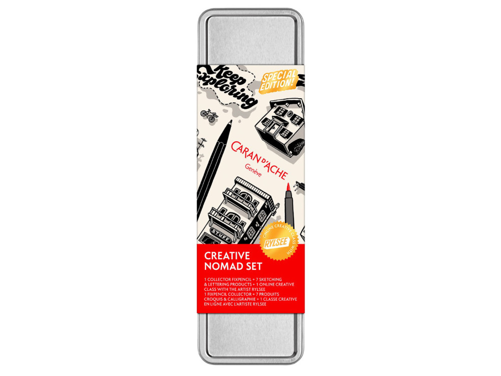 Zestaw do szkicowania Creative Nomad Rylsee - Caran d'Ache - 8 szt.