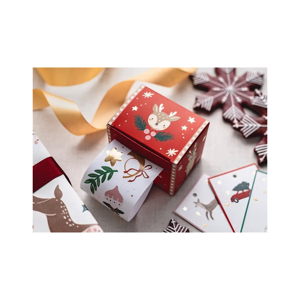 Merry Christmas stickers and gift tags - 68 pcs.
