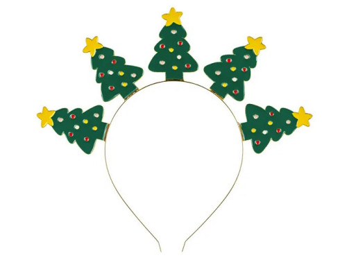 Christmas trees headband - 23 x 20 cm