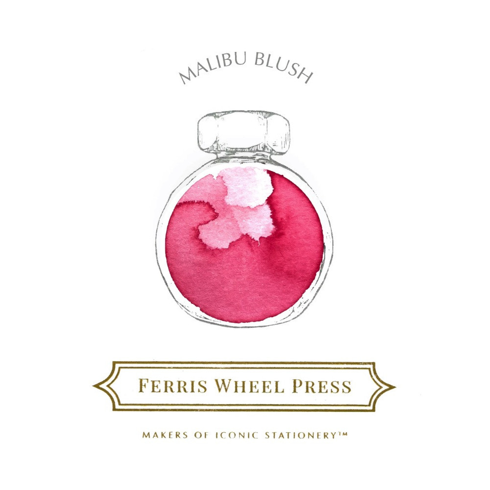 Calligraphy ink - Ferris Wheel Press - Malibu Blush, 38 ml