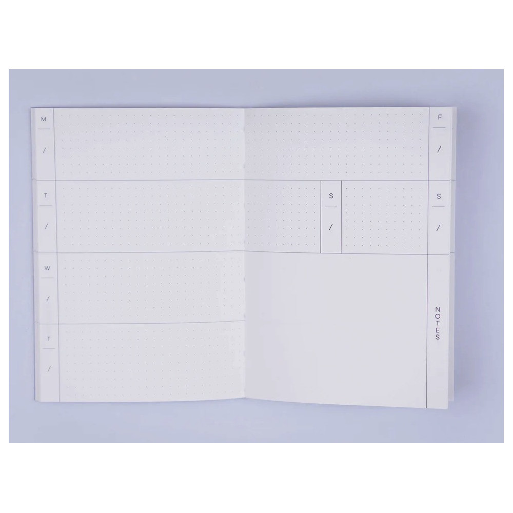 Weekly planner Bowery A6 - The Completist. - 90 g/m2