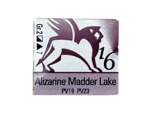 Akwarele w półkostkach - Renesans - 16, alizarine madder lake, 1,5 ml