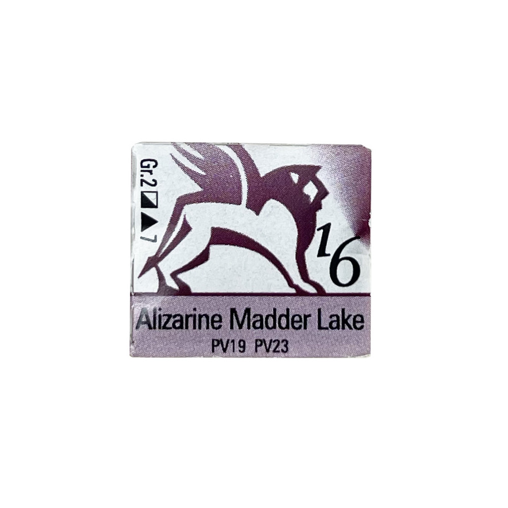 Akwarele w półkostkach - Renesans - 16, alizarine madder lake, 1,5 ml