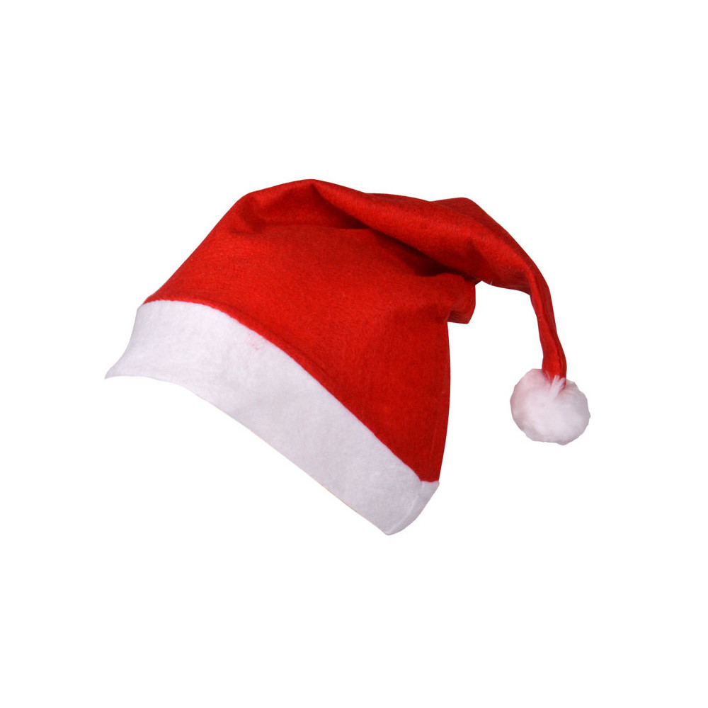 Czapka Świętego Mikołaja - biało-czerwona, 35 cm