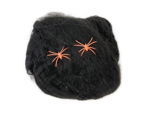 Pajęczyna Halloween - czarna, 60 g