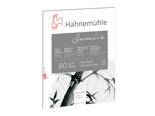 Paper for Japanese Ink Painting Sumi-e - Hahnemühle - 24 x 32 cm, 80 g, 20 pcs.