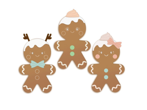 Set of cutting dies Gingerbread Man - DpCraft - 6 pcs.